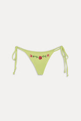 Divine Skimpy String Bikini Bottom - Lily Pad