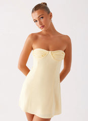 Bindi Mini Dress - Yellow