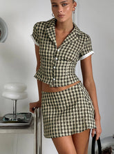 Rhom Set Brown Check