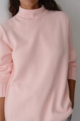 The Cotton Cashmere Roll Neck Sweater