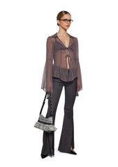 Fictional Flames Slit Pants