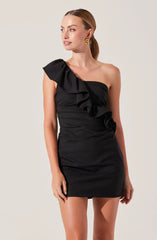 Camilla Ruffle One Shoulder Dress