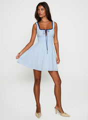 Natilda Mini Dress Blue