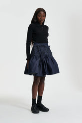 OPRAH | SKIRT VINCA APPLIQU… DENIM INDIGO