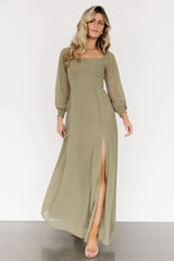 Giselle Maxi Dress | Dusty Olive