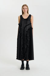 OPAL | DRESS SILK SATIN BLACK