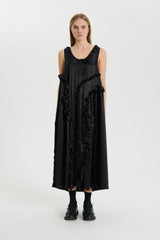 OPAL | DRESS SILK SATIN BLACK