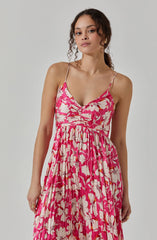 Maeve Pleated Midi Dress