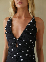 Tansy Ruched Maxi Dress