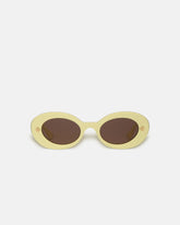 Giva - Bio-Plastic Oval Sunglasses - Moonbeam