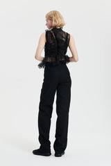 GEO | TOP ORGANZA BLACK