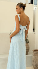 Gianna Maxi Dress - Blue Lace