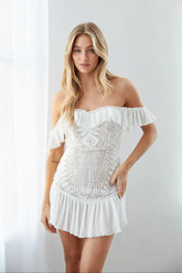 Verona Lace Mini Dress