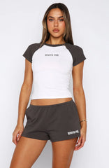 Social Season Relaxed Shorts Charcoal