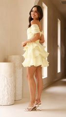 Lanelle Mini Dress - Yellow