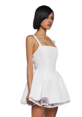 Magic Moves Corset Dress - White