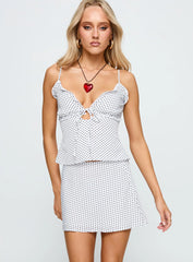 The Other Side Set White Polka