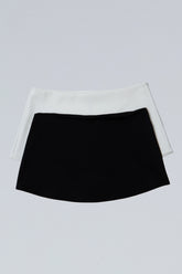 Micro Mini Stretch Skirt. 2-pack