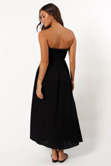 Kayt Strapless Dress - Black