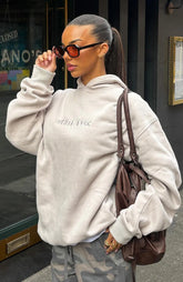 Stay Lifted Oversized Hoodie Moon