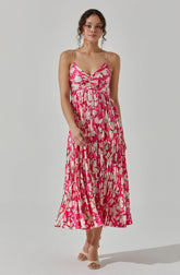 Maeve Pleated Midi Dress