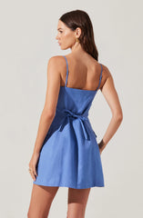 Azria Button-Front Wrap Dress