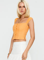 Jenalee Top Orange