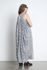 FILIPPA | DRESS CASSIOP… TULLE APPLIQUE SILVER