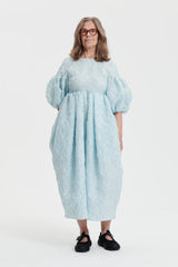 JEANNE | DRESS GRASMERE MATELASS… AQUA