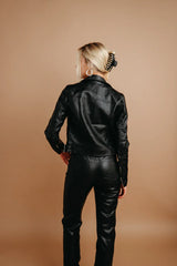 Pamela Faux Leather Jacket