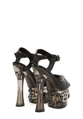 Hardcore Lucite Platform Heels