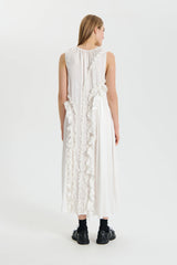 OPAL | DRESS SILK SATIN WHITE