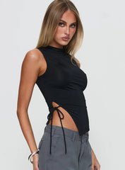 Solarah Tie Side Top Black