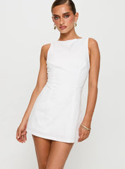 Yumiko Romper White Petite