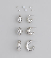 Statement Six Pack Earrings Set