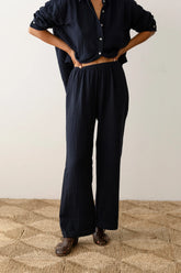 The Bubble Crop Simple Pant