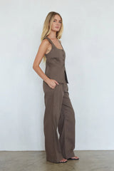 Rina Wide Leg Linen Pants