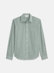 Mill Shirt In Striped Cotton Poplin