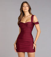 Dare To Stun Cold-Shoulder Bodycon Mini Dress