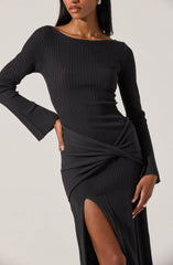 Arwyn Ribbed Layered Sweater Dress