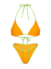 Sandbar Bikini Bottoms Orange / Green