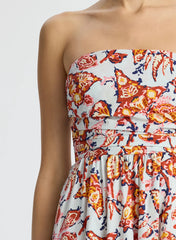 Tate Strapless Midi Dress