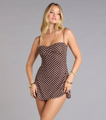Dot to Trot Polka Dot Mini Dress