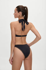 x BELLA HADID Presley High Waisted Bikini Bottom - Lucky Leopard