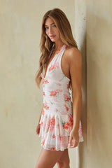 Vida Ruffle Floral Mini Dress
