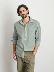 Mill Shirt In Striped Cotton Poplin