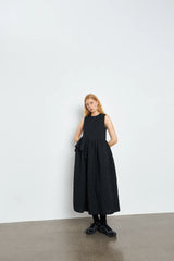 DITTE | DRESS GRAPPOLO MATELASSE? BLACK