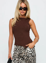 Lefort Tank Top Chocolate