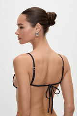 Lumia Triangle Bikini Top - Black