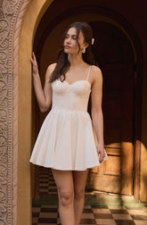 Fenna Textured Corset Mini Dress